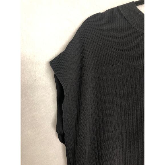 Ella Rafaella Women's Size 2X Ribbed Mock Turtleneck Sweater Black NEW - Picture 4 of 7